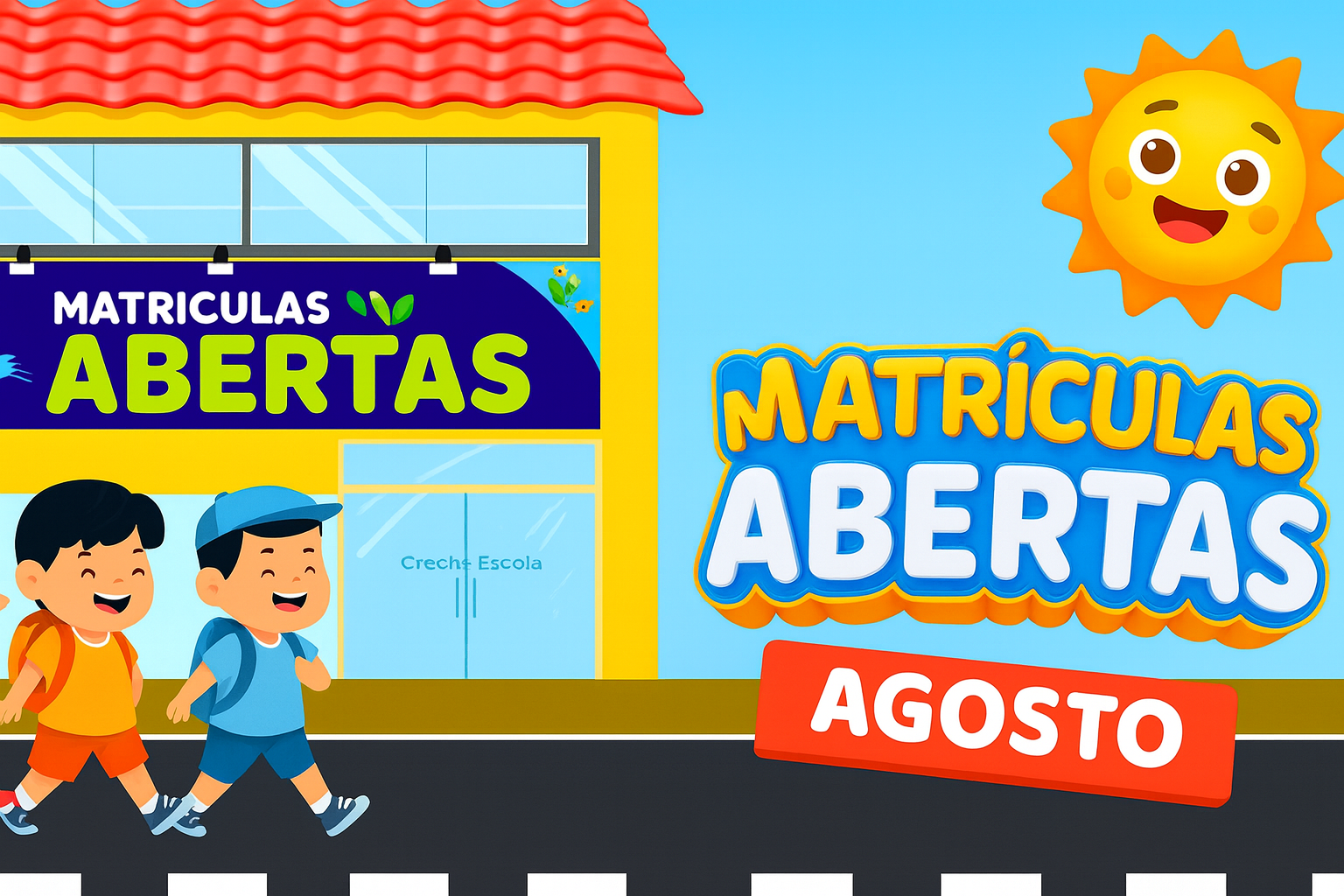 Voltas às aulas na Creche Escola Florescer em São Luís