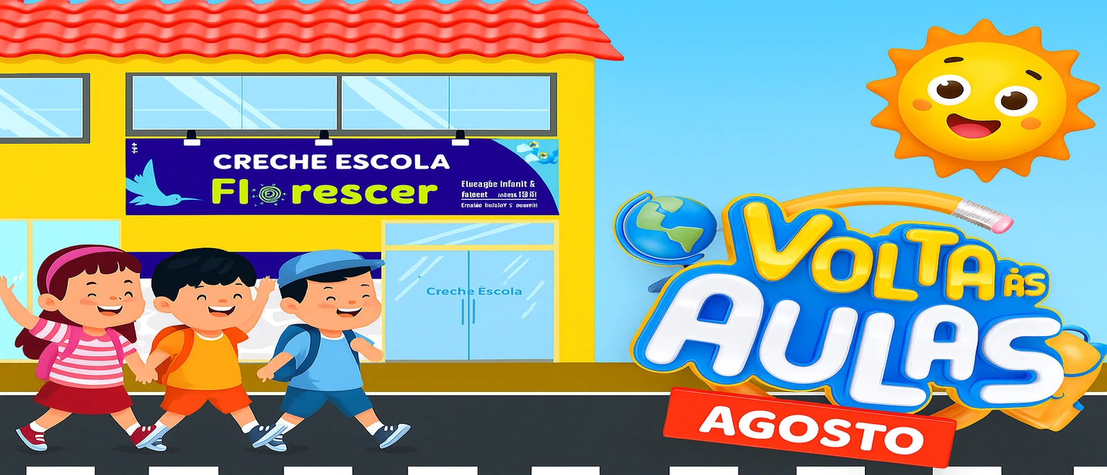 Voltas às aulas na Creche Escola Florescer em São Luís